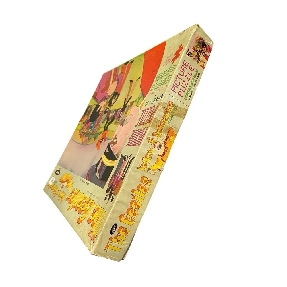 Vintage Jaymar Beatles Yellow Submarine Picture Puzzle 650+ Pieces Used